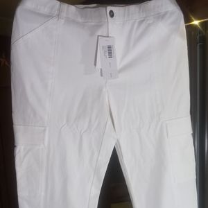 Chicos white cargo jeans